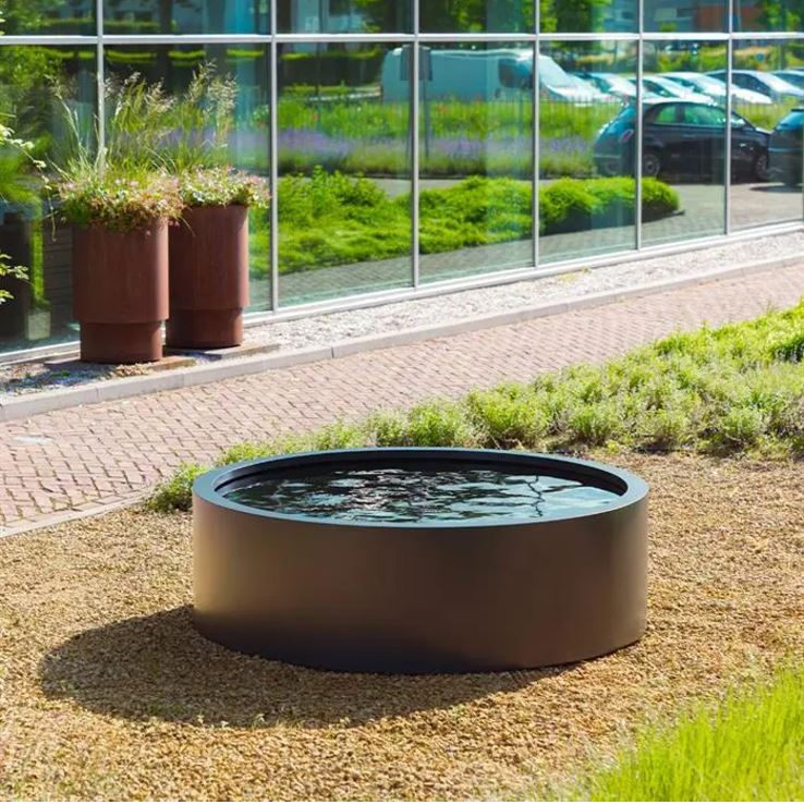 Teich Rund aus Aluminium